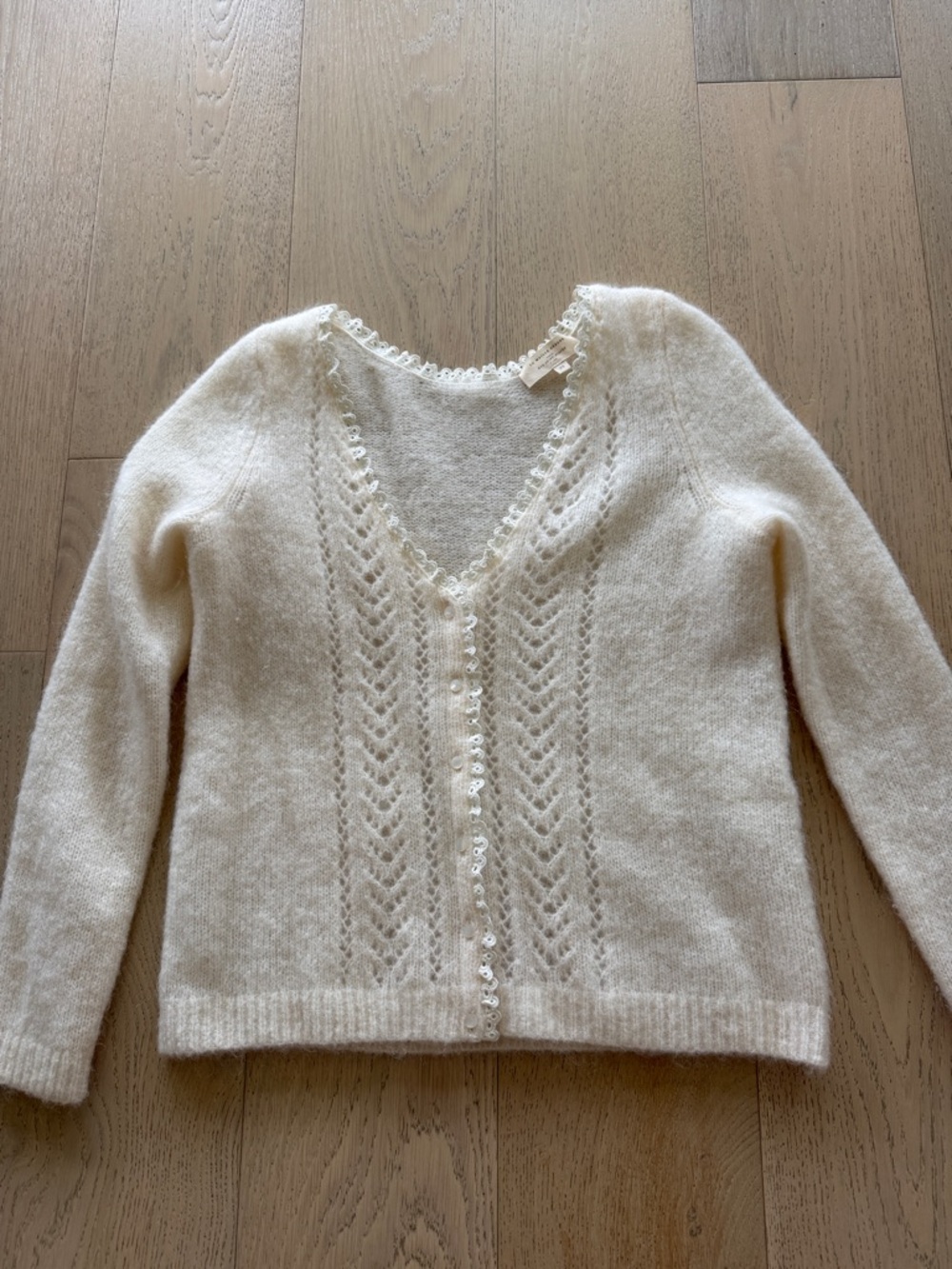 Sezane La Maille jumper in Ecru